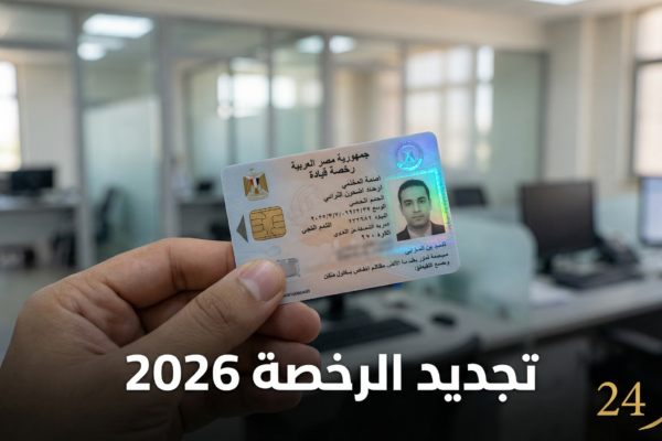 طريقة تجديد رخصة القيادة أون لاين مصر 2026 (خطوات استلامها في المنزل)