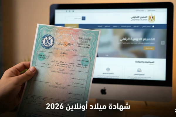 خطوات استخراج شهادة ميلاد كمبيوتر أونلاين في مصر 2026 (دليل رقمي شامل)