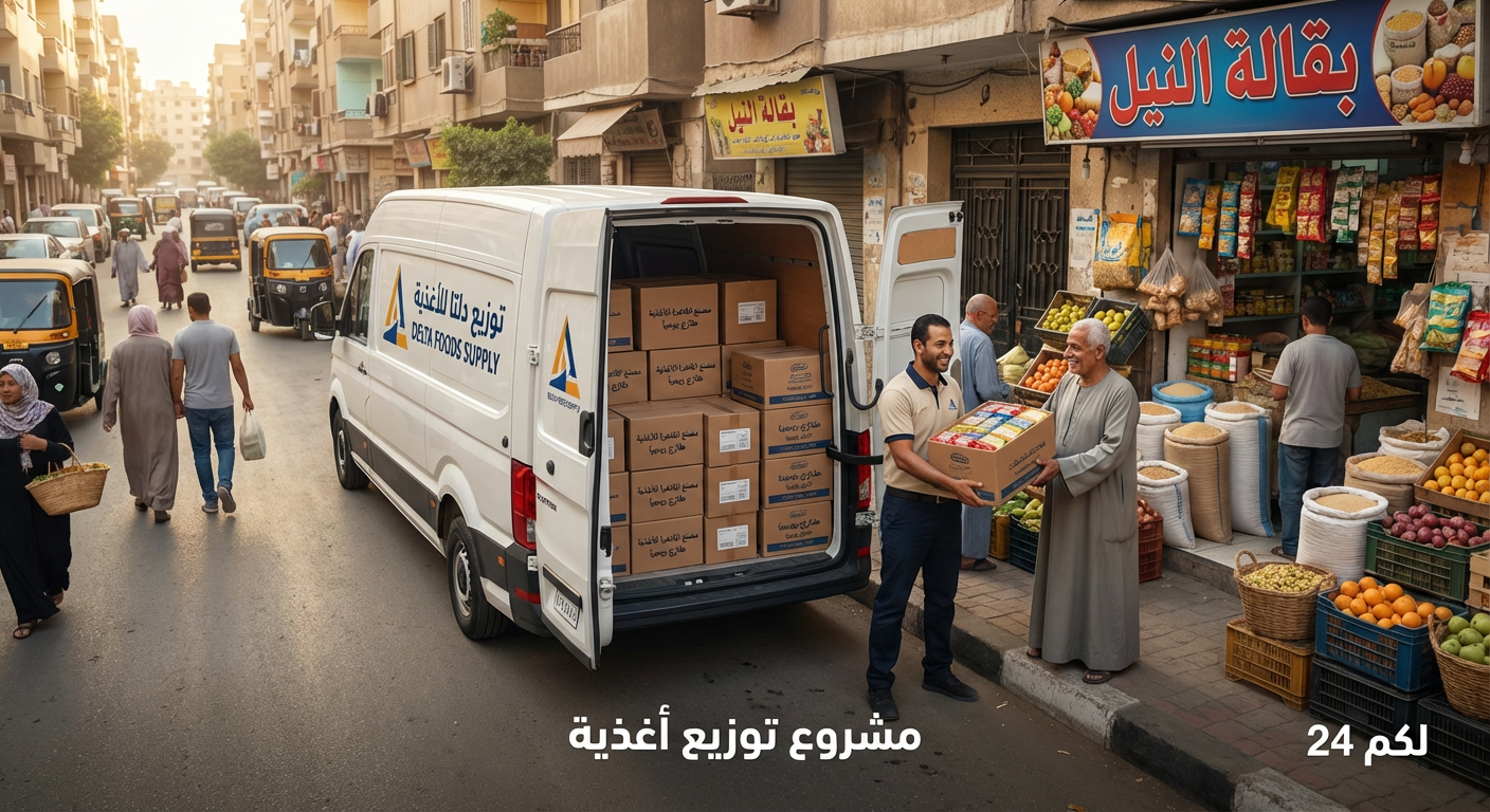 مشروع "توزيع مواد غذائية" في مصر: دراسة جدوى الأرباح والتكاليف 2026