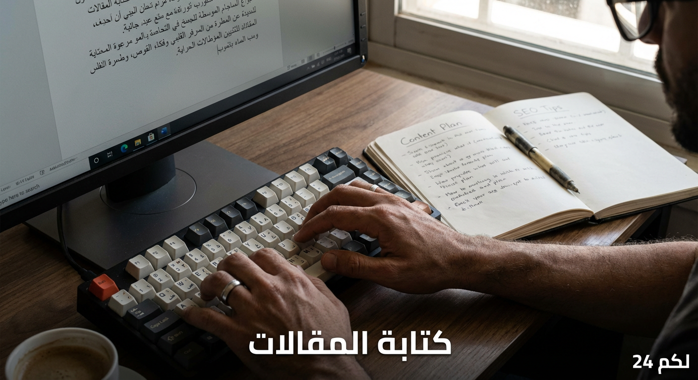 الربح من كتابة المقالات بالعربية في 2026 (مواقع مضمونة)